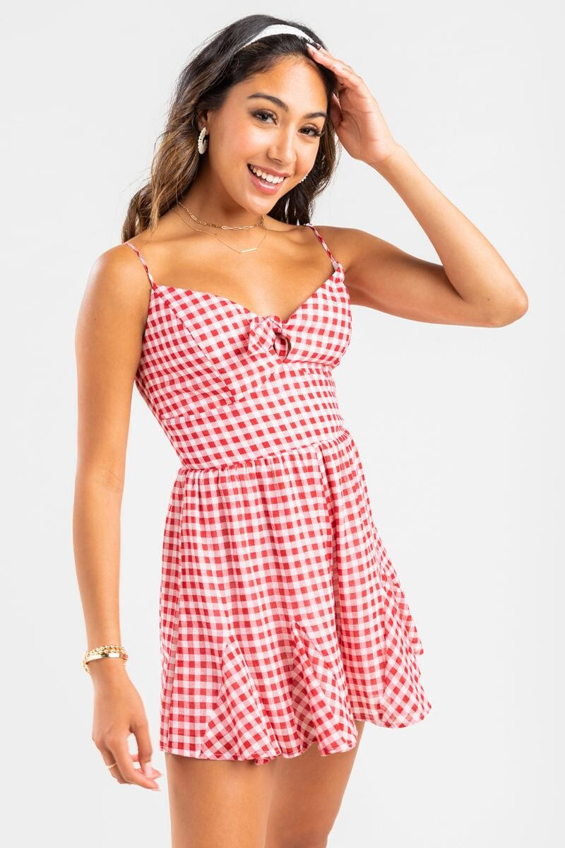 Dianna Godet Romper | Francesca’s Collections