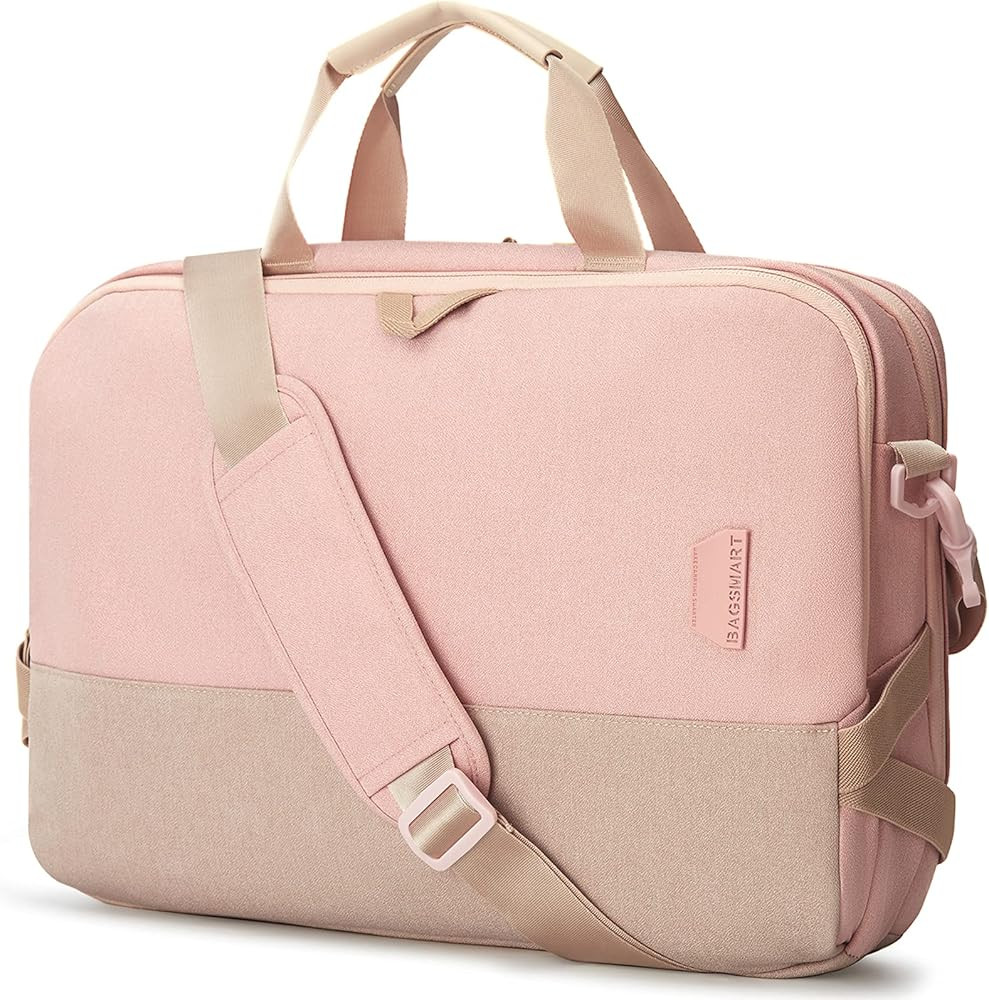 Laptop Bag,BAGSMART 15.6 Inch Laptop Case for Men Women Computer Bag Briefcase Work Business Travel | Amazon (US)