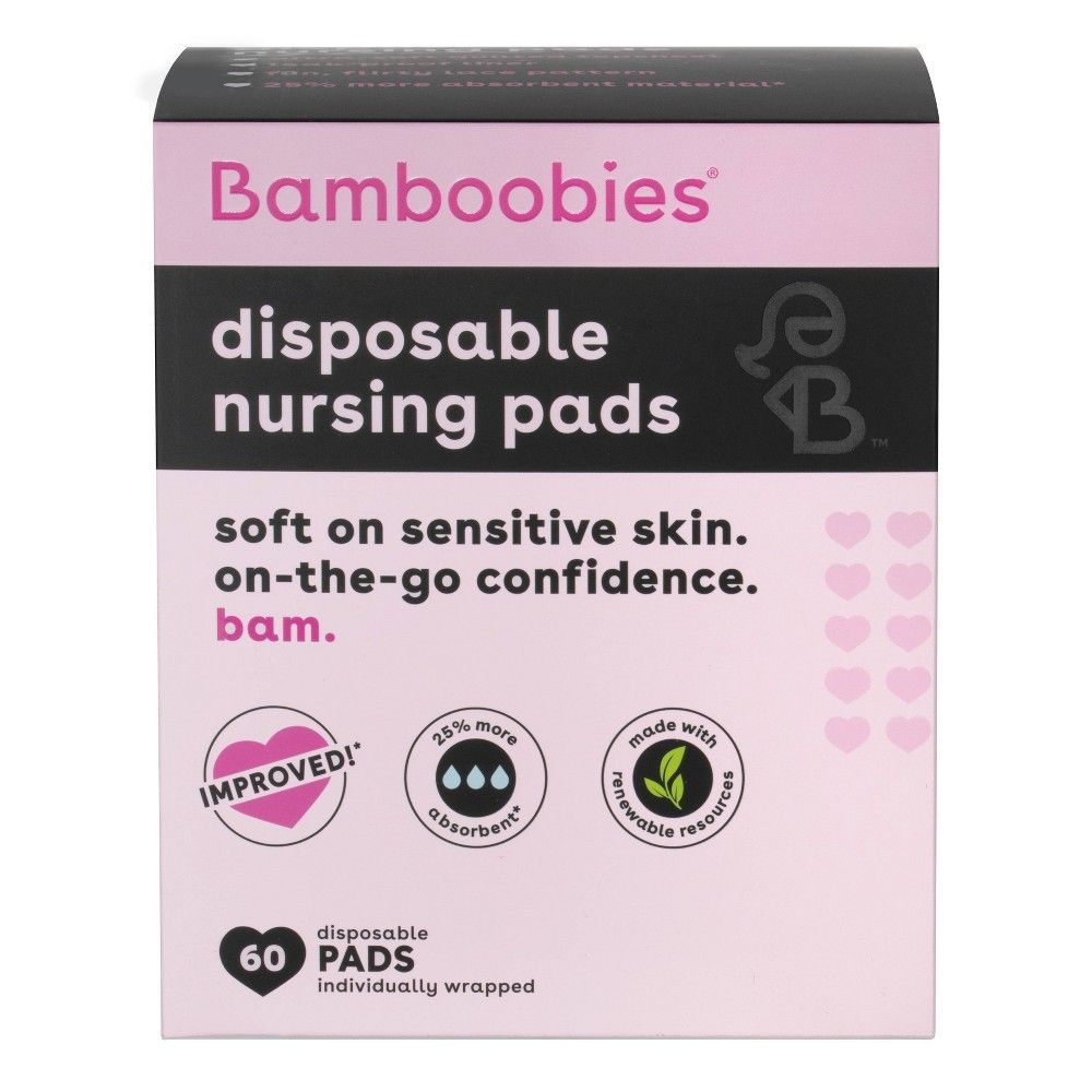 Bamboobies Disposable Nursing Pads- 60ct | Target