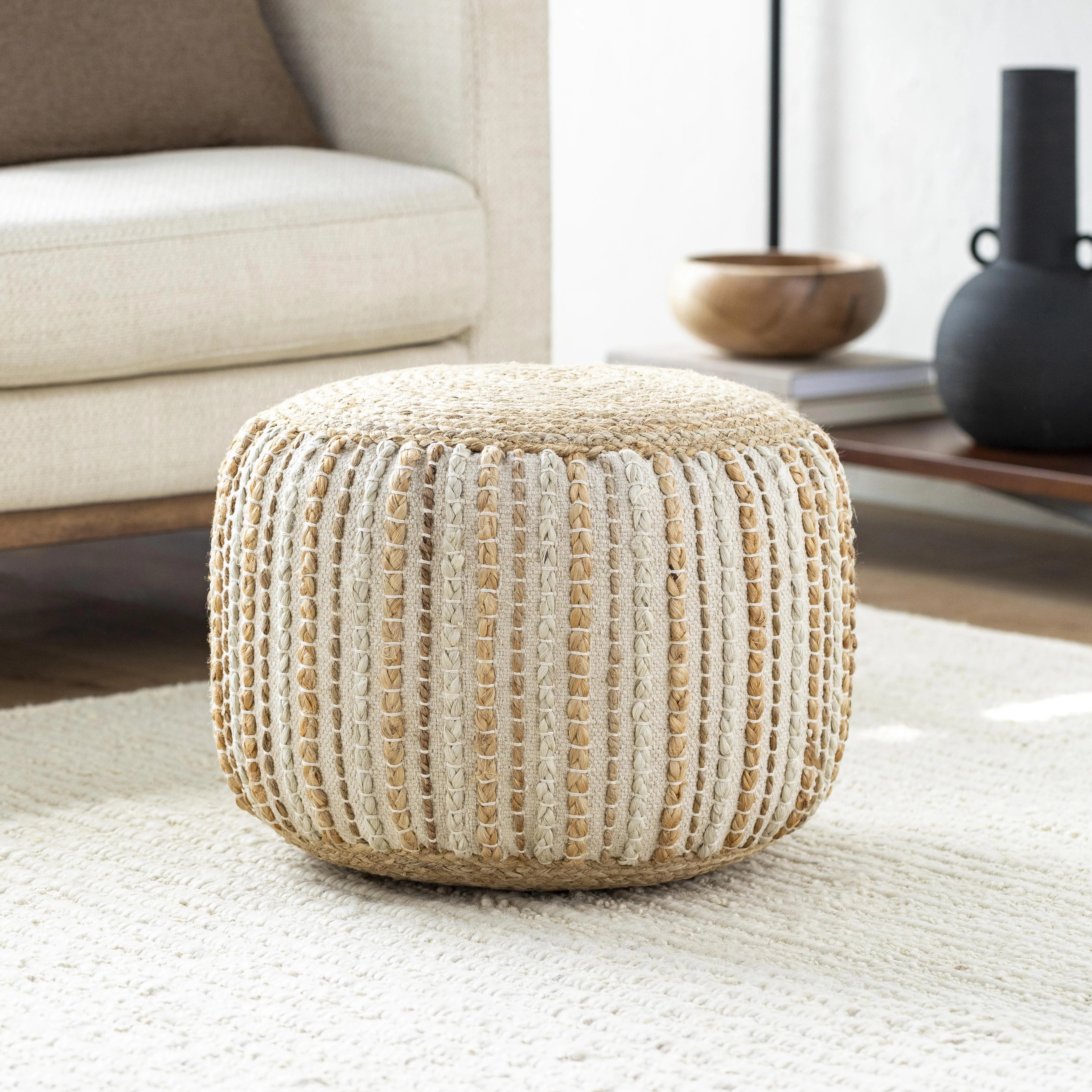 Susie Jute Pouf | Wayfair North America