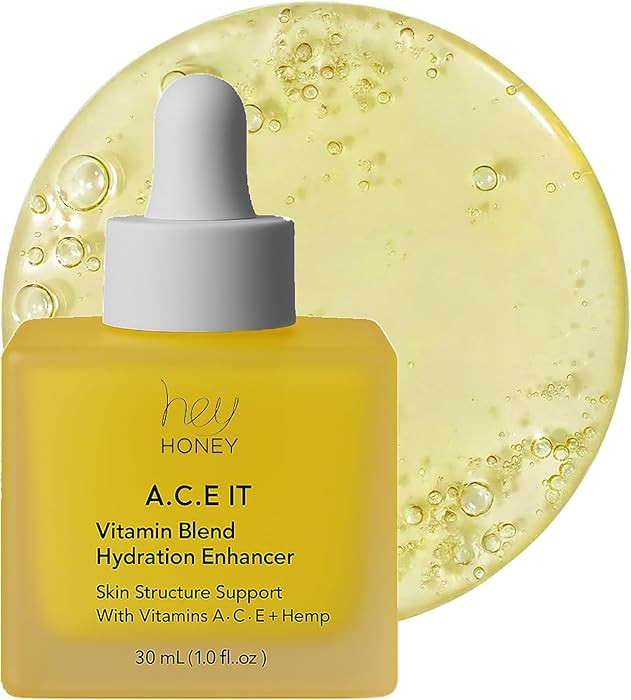 Hey Honey Vitamin C A E Serum Anti Aging Wrinkles Dark Spots Brightening Glow Clean Beauty 1 Oz | Amazon (US)