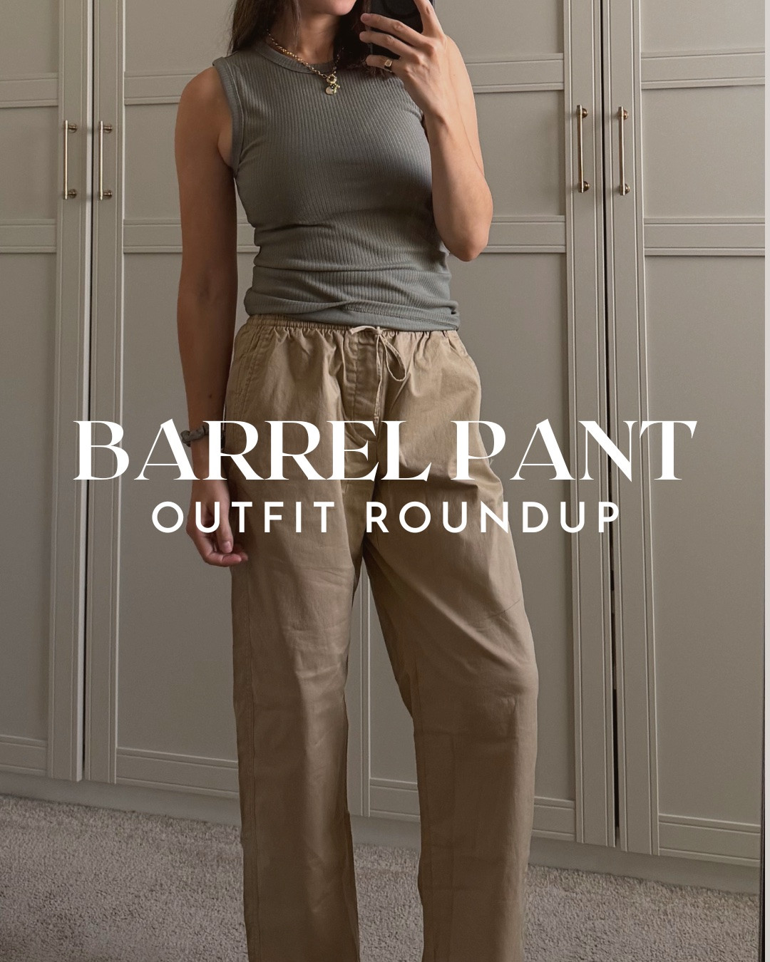 Barrel pant outfit roundup 

#1: gap factory khaki barrel 
#2 &4: gap poplin barrel 
#3: quince barrel jeans — under $50

#LTKootd