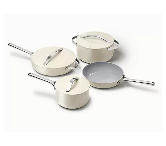 Caraway Home Nonstick Ceramic Cookware Set - QVC.com | QVC