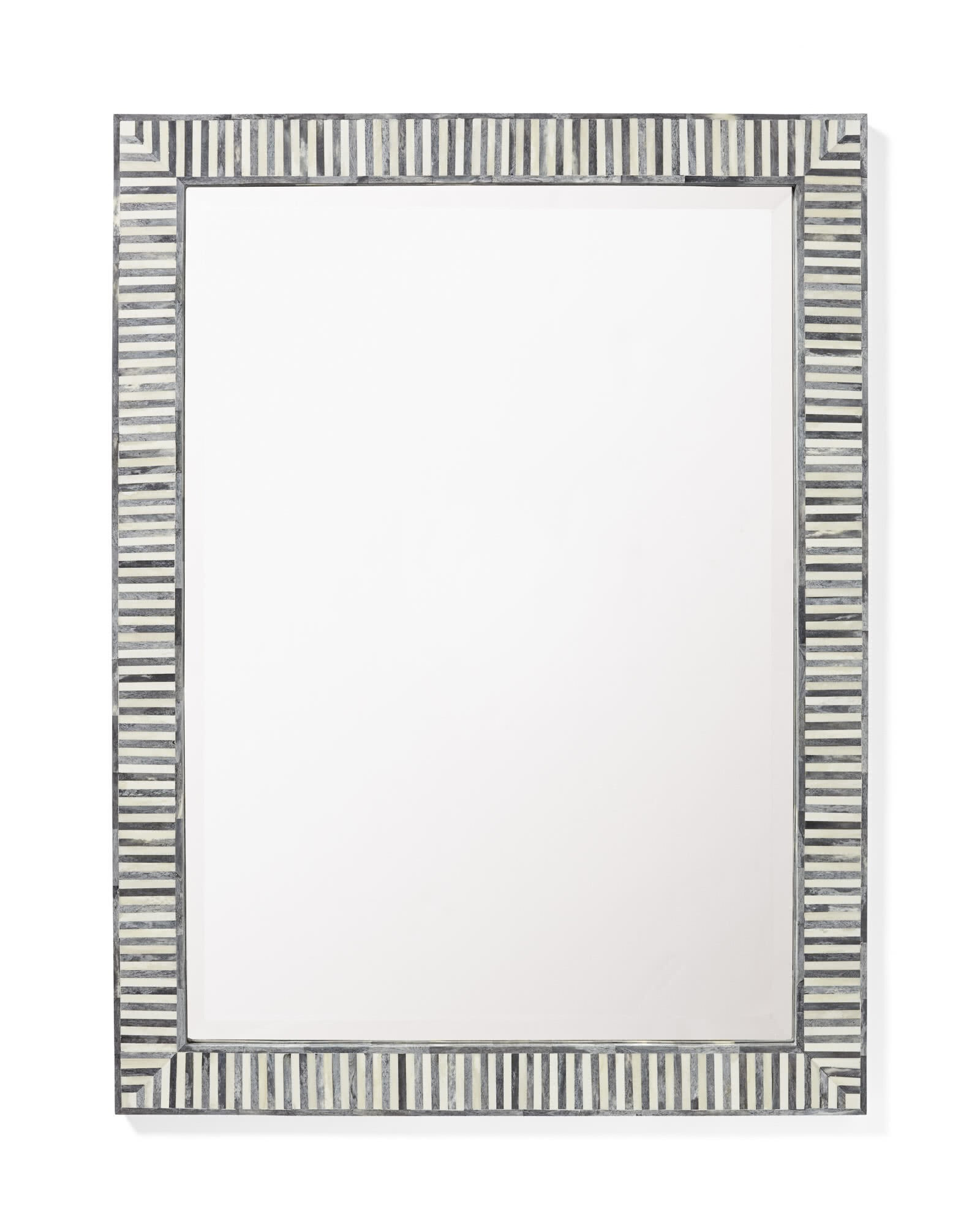 Bar Harbor Bone Inlay Mirror - Fog | Serena and Lily