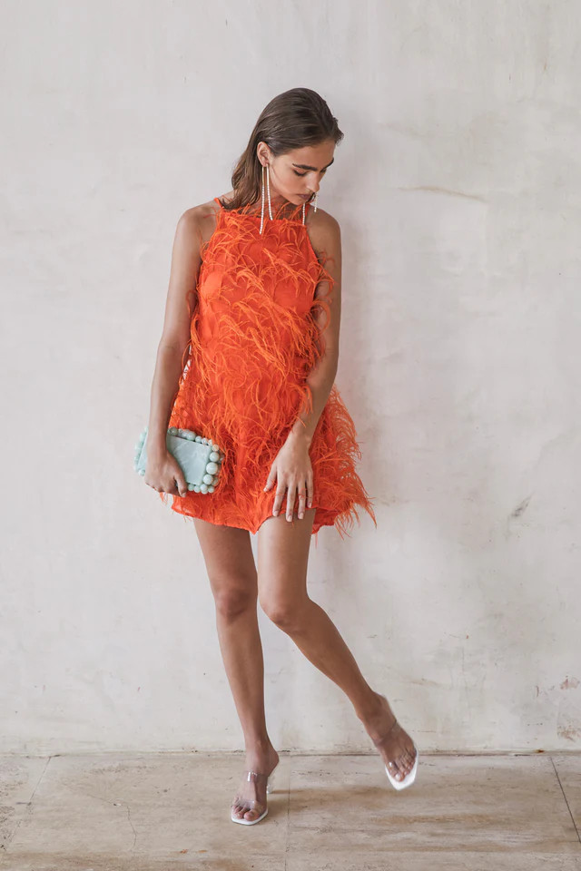 SHANNON DRESS - CORAL | Cult Gaia - US