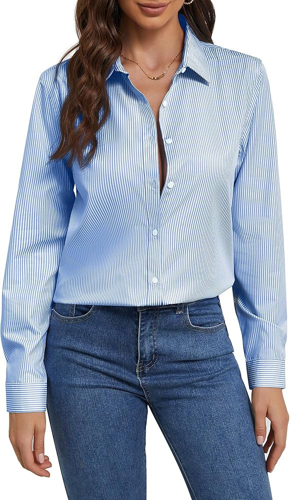 Button Down Shirts Long Sleeve | Amazon (US)