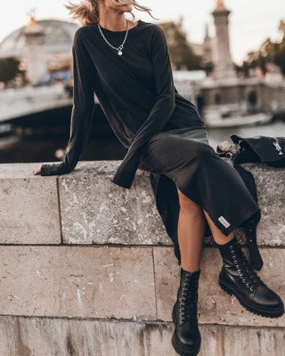 The Dark Longsleeve Dress | MIKUTA