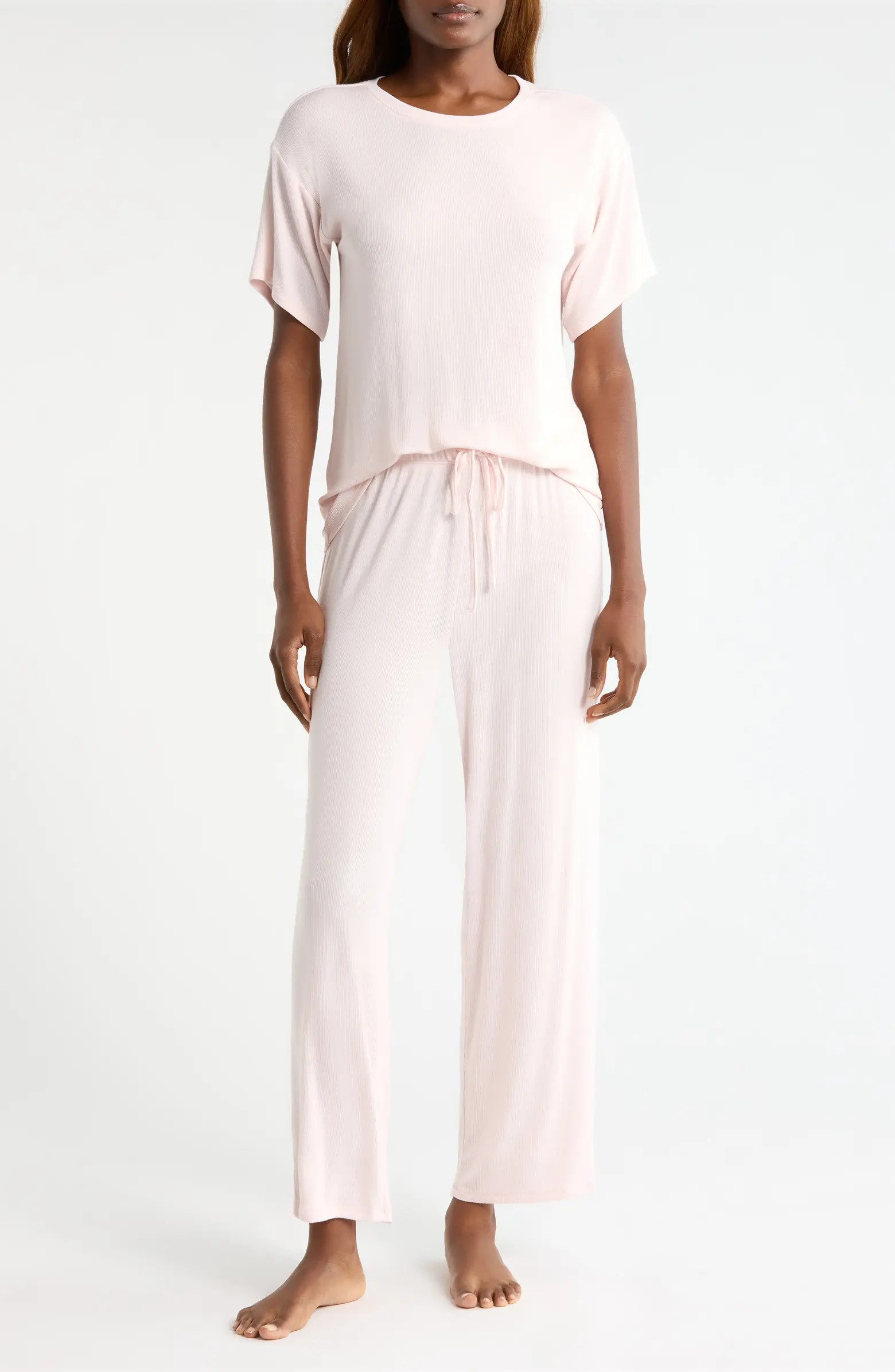 Moonlight Eco Easy Rib Pajamas | Nordstrom