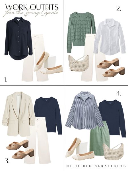 Spring Capsule Wardrobe - Workwear Options 


#LTKstyletip #LTKworkwear #LTKfindsunder50