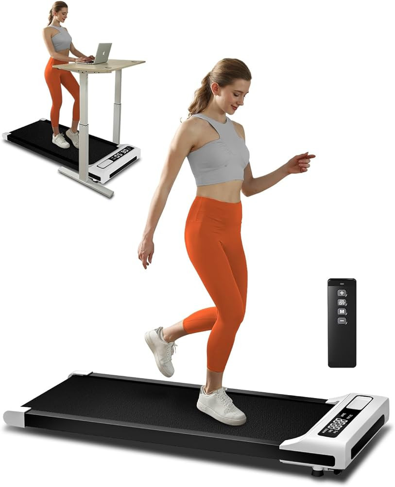 JURITS Walking Pad 2 in 1 for Walking and Jogging, Under Desk Treadmill for Home Office with Remo... | Amazon (US)