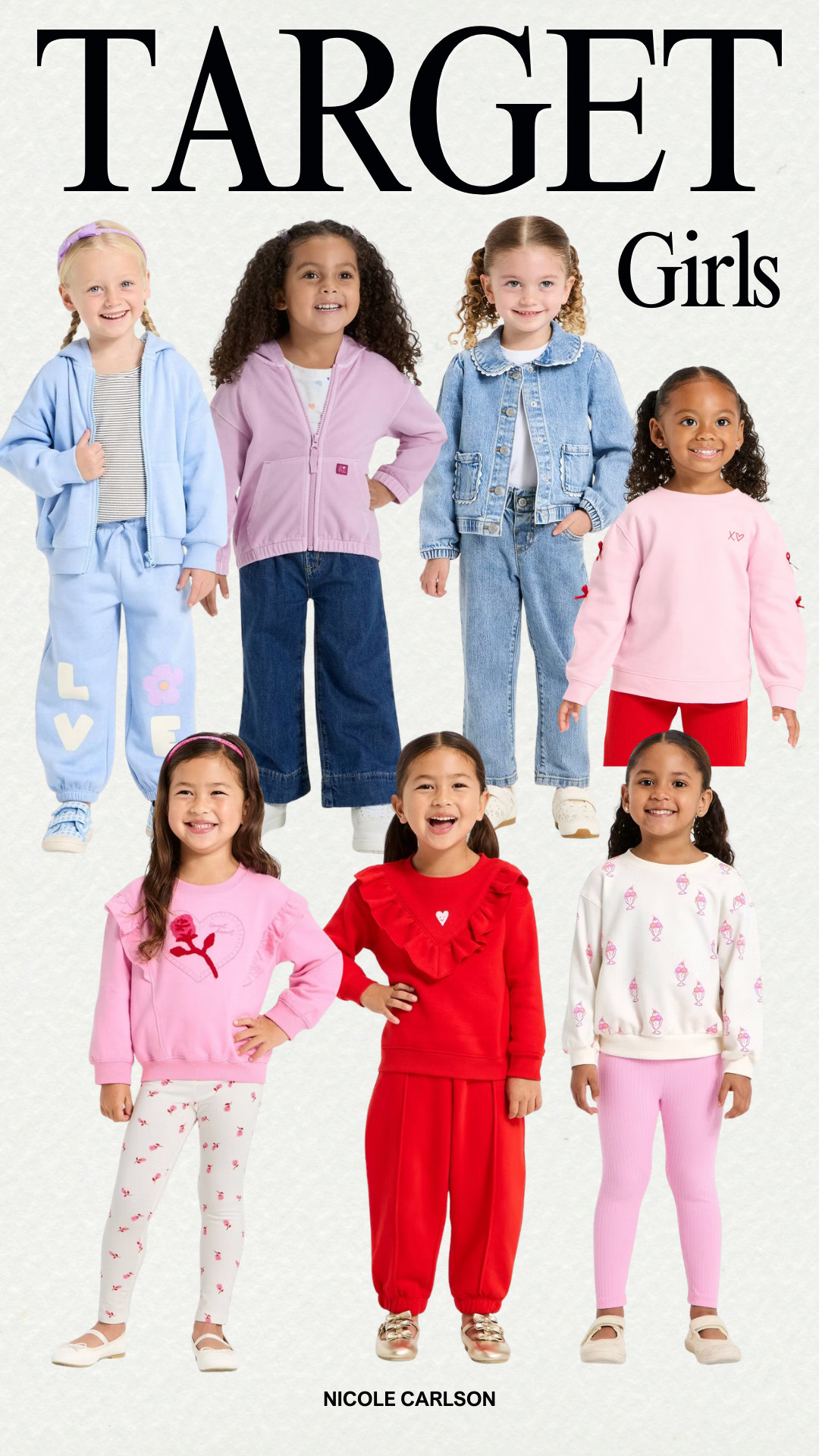 Target outfit inspo for toddler girls. Cute Valentines day and spring outfits.  

 

#LTKootd #LTKmomlife #LTKKids