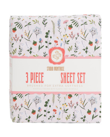 Strawberry Bees Sheet Set | TJ Maxx