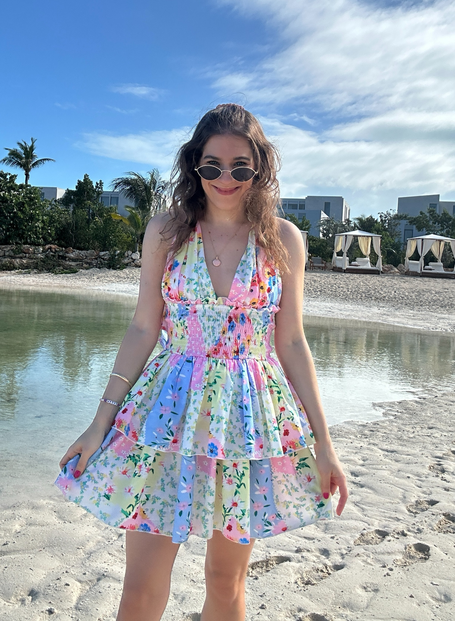 The most beautiful floral vacation dress 

#LTKTravel #LTKFindsUnder50 #LTKStyleTip