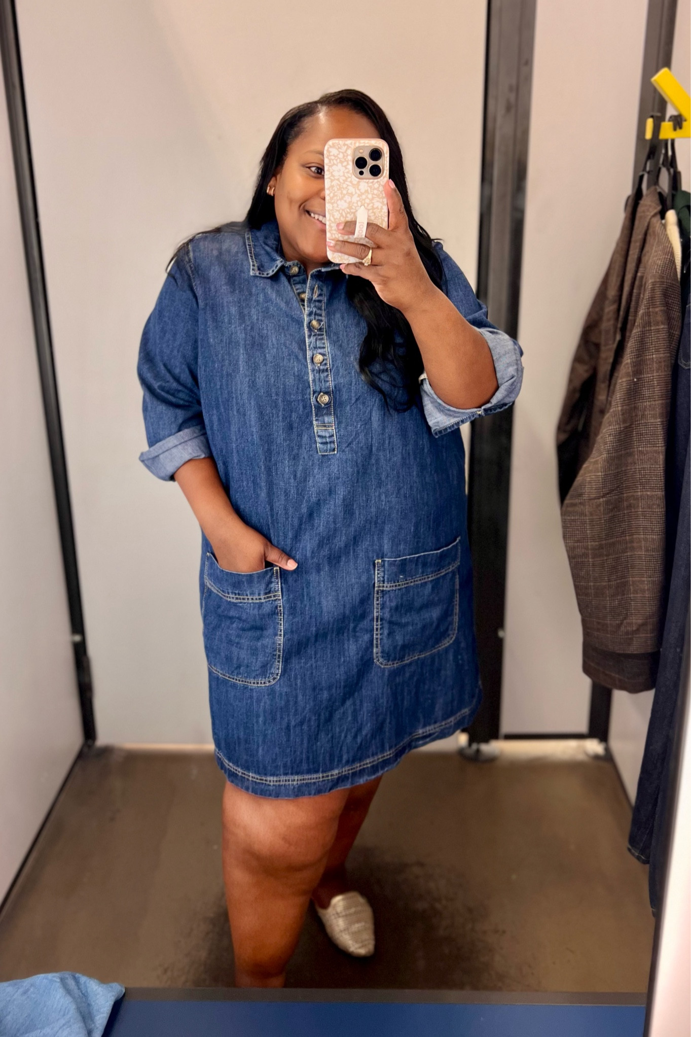 Love this denim dress 😍

#LTKSeasonal #LTKSaleAlert #LTKFindsUnder50
