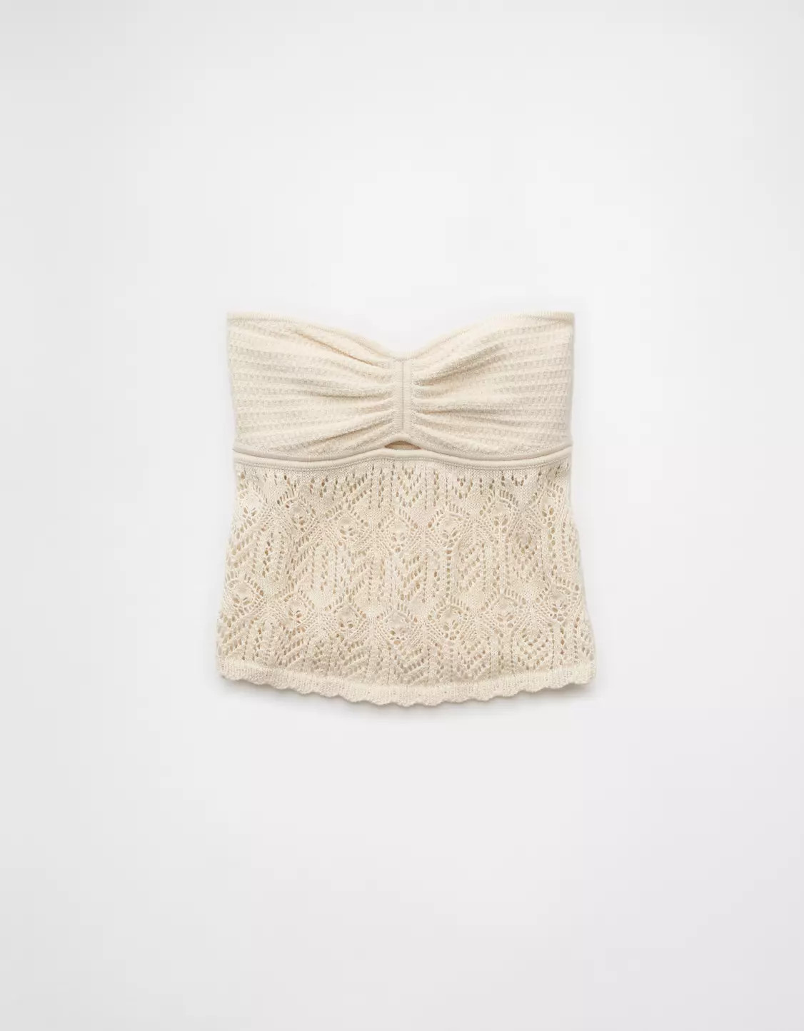 AE Cropped Crochet Tube Top | American Eagle Outfitters (US & CA)