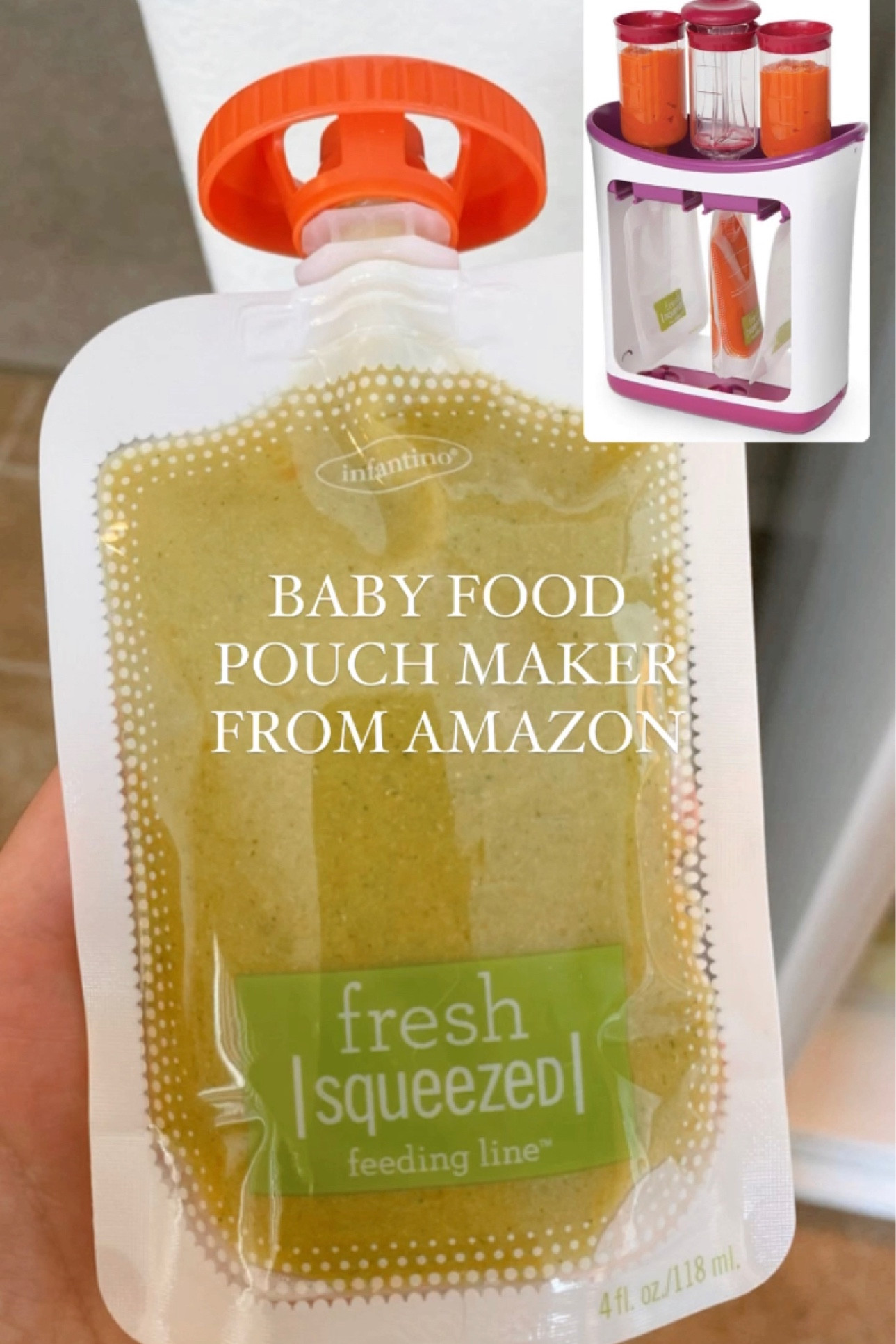 our favorite baby food tool! the pouches are great for on the go and will be great when she’s a toddler! not to mention - it’s a huge money saver!! 


#LTKbaby #LTKkids #LTKbump
