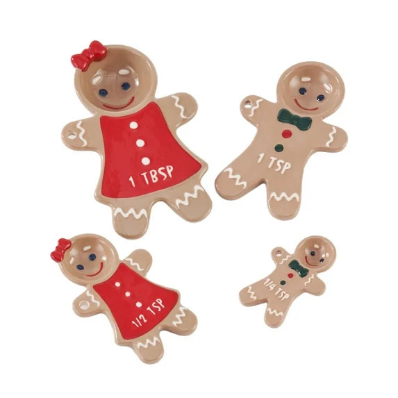 Holiday Time Measuring Spoons Set Ginger, Bakeware | Walmart (US)