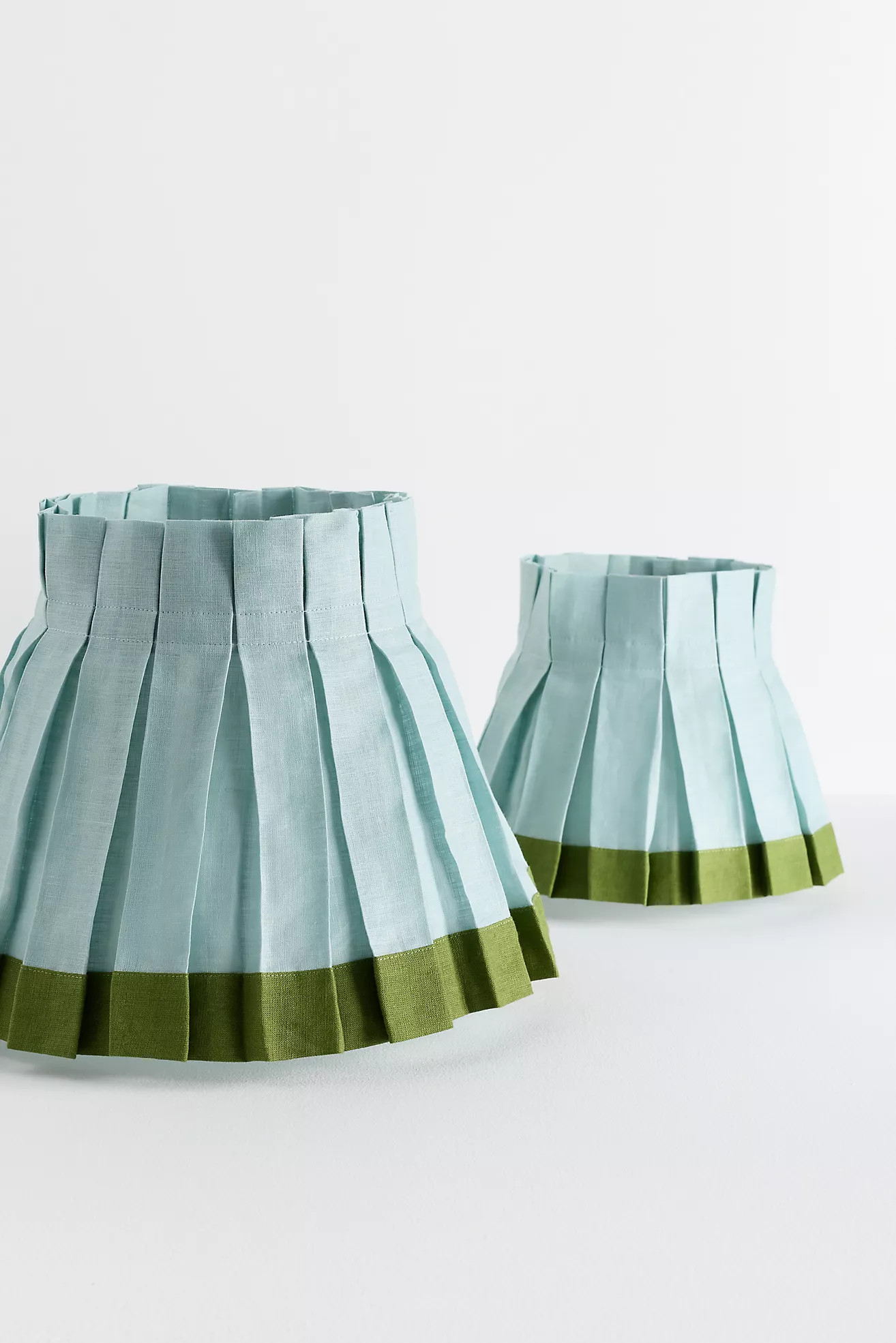 Cielle Home Box Pleat Fabric Lamp Shade and Slipcover | Anthropologie (US)