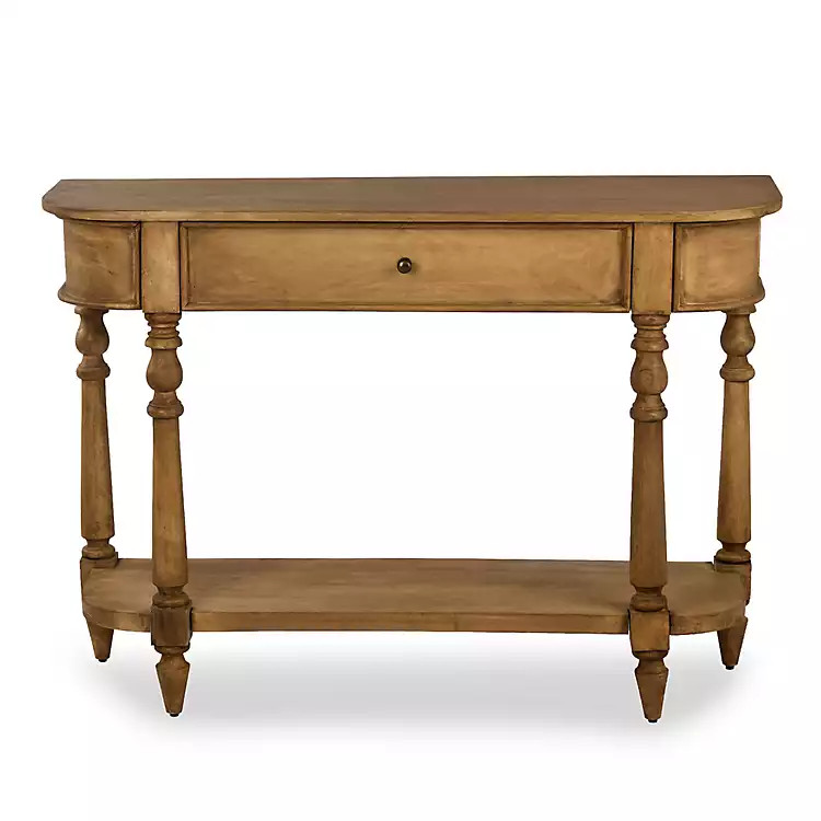 Brown Wood Vera Console Table | Kirklands