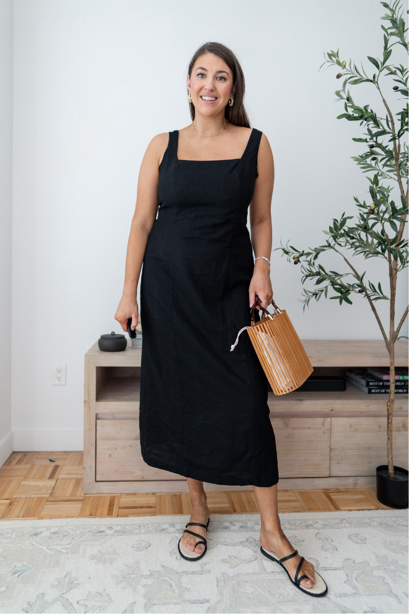 Old navy linen blend dress is a staple for summer! Looks elegant and is comfortable to wear wearing size L long 




size 10 fashion | size 10 | Tall girl outfit | tall girl fashion | midsize fashion size 10 | midsize | tall fashion | tall women | old navy | black dress 

#LTKFindsUnder50 #LTKStyleTip #LTKMidsize