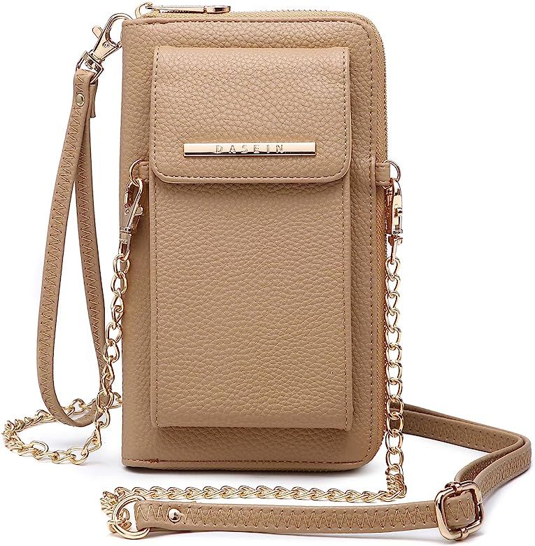 Cellphone Wallet Purse Phone Pouch Wristlet Clutch Crossbody Shoulder Bag - 12 Slots | Amazon (US)