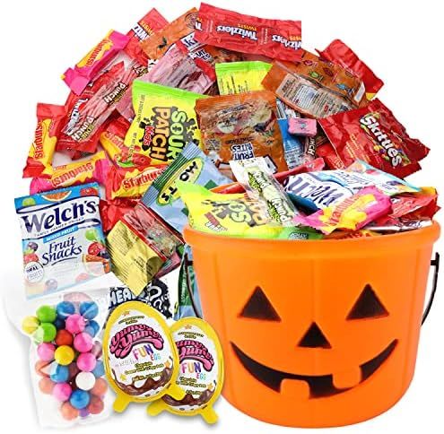 Halloween Care Package Gift Basket -Filled with 2 Lbs Halloween Candy Treats, 55 items | Amazon (US)