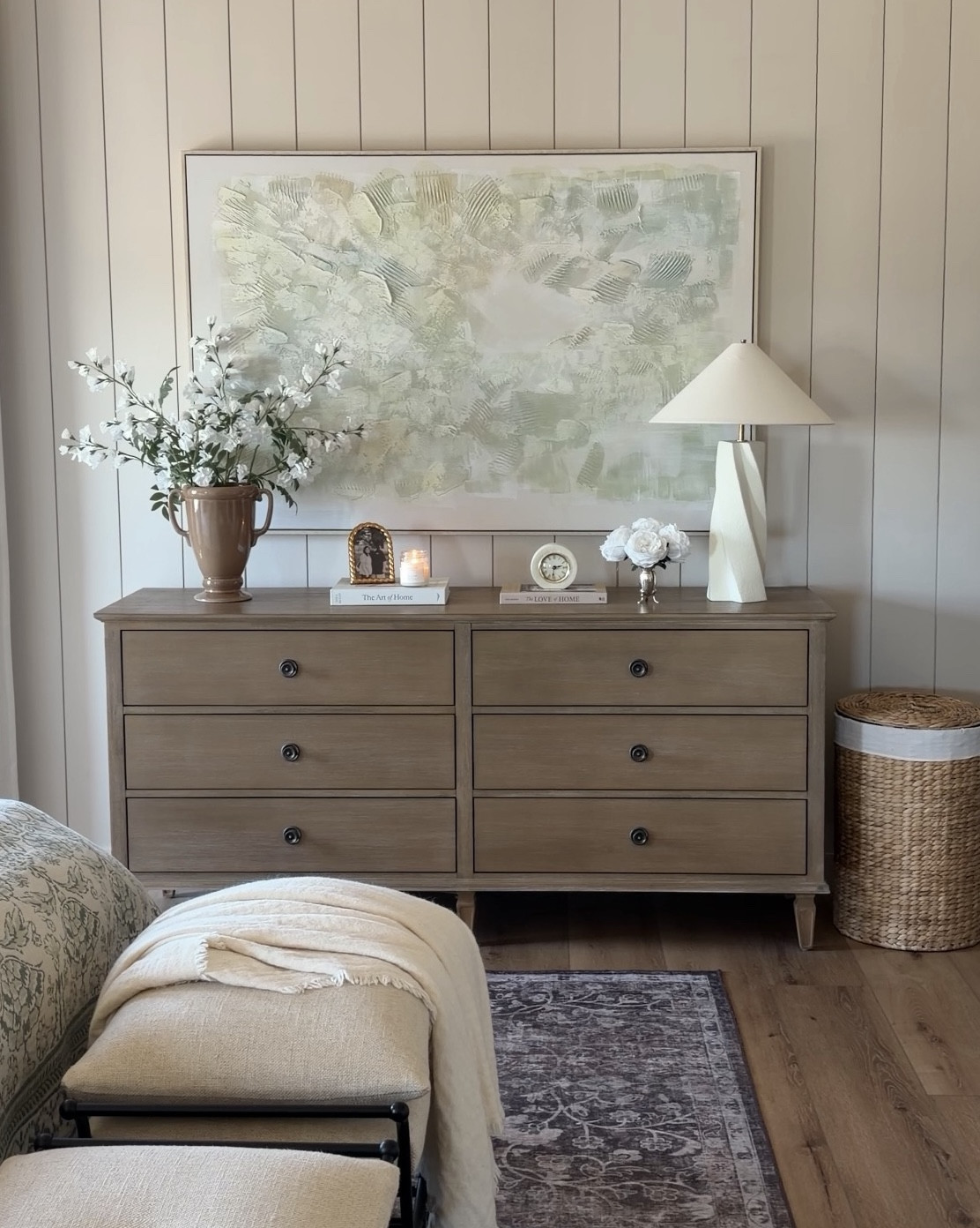Did some shopping around my house for this dresser refresh, and I am loving the romantic/Spring vibes it’s giving! 🤩🤍🌻

#LTKHome