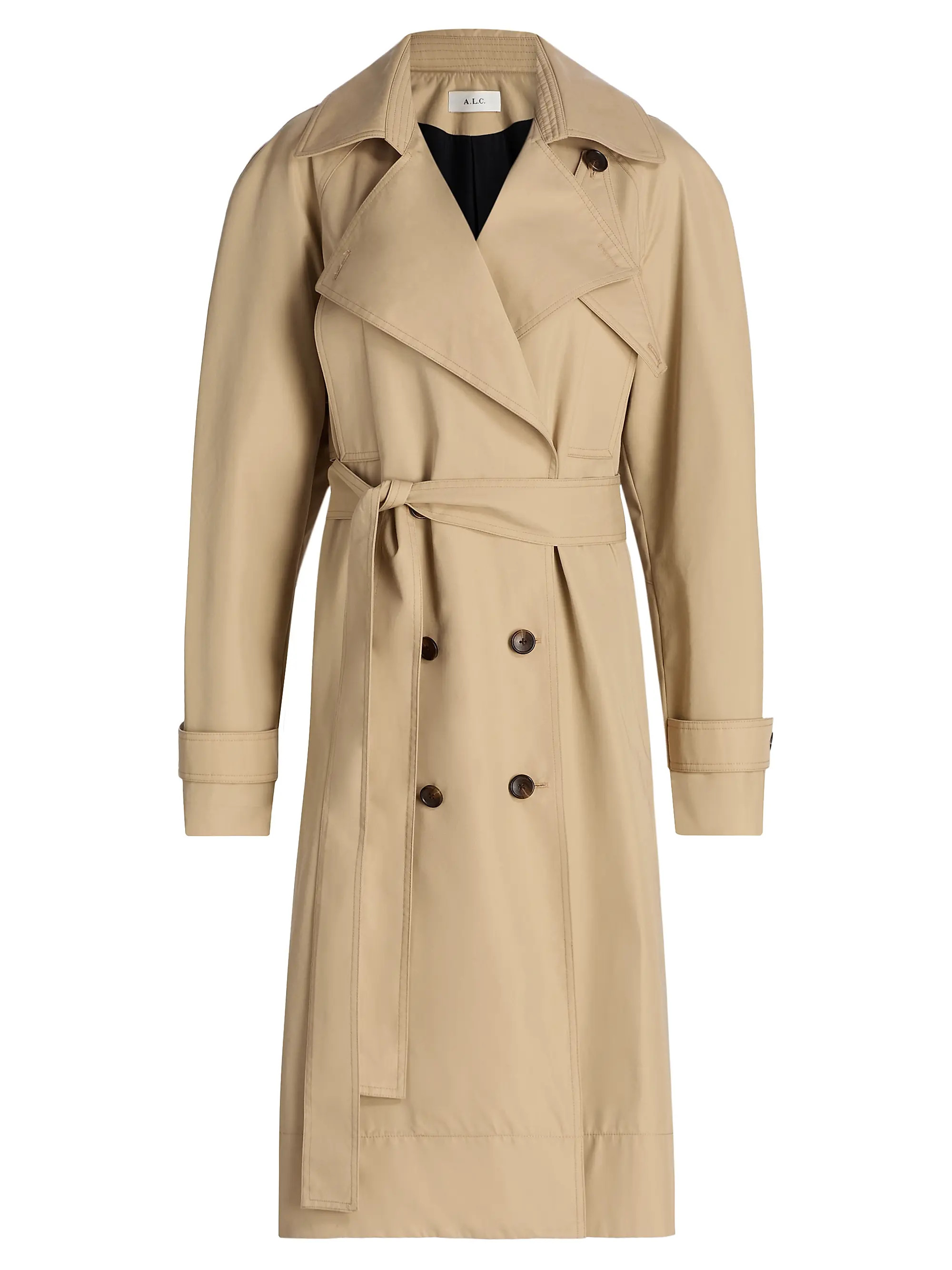 Asher Oversized Belted Trench Coat | Saks Fifth Avenue