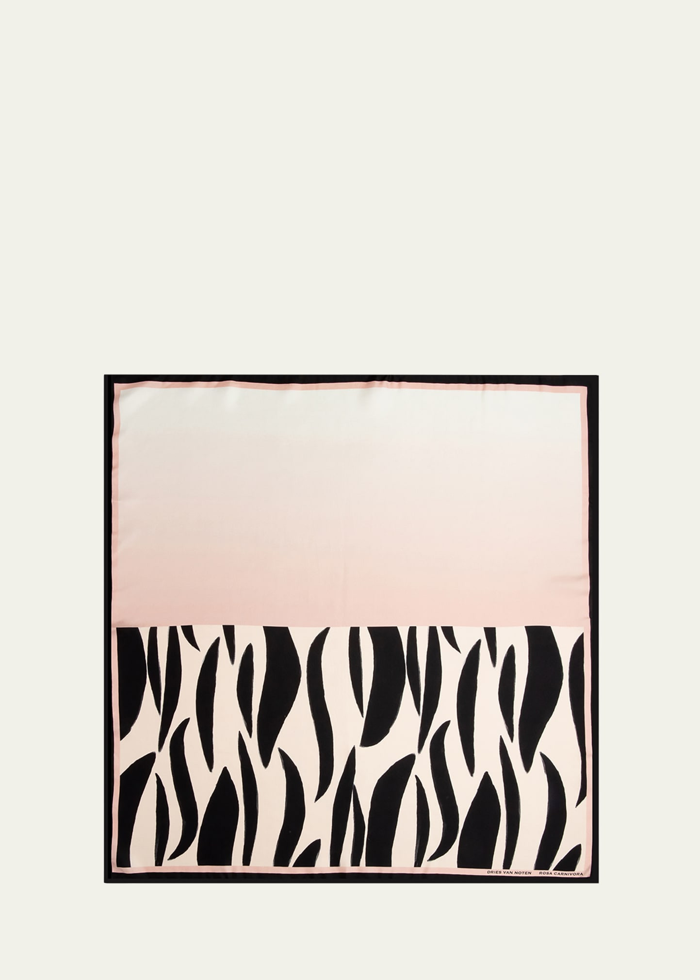 Dries Van Noten Rosa Carnivora Silk Foulard | Bergdorf Goodman