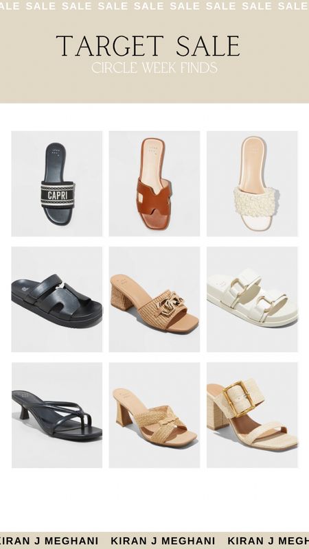 Here are my spring shoe picks from Target for Circle Week! 
All sandals are 30% OFF HURRYY over to the site and shop until you drop.
All of my picks are super comfy , versatile, and giving all the spring vibes we need 🫶🏼

Click the images down below to SHOP NOW and don’t forget to SHARE with your bestie !

#springshoes #sandals #circleweek 

#LTKsalealert #LTKxTarget #LTKshoecrush
