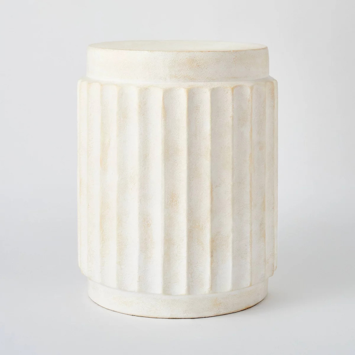 Grooved Drum Accent Table Light Brown - Threshold™ designed with Studio McGee | Target