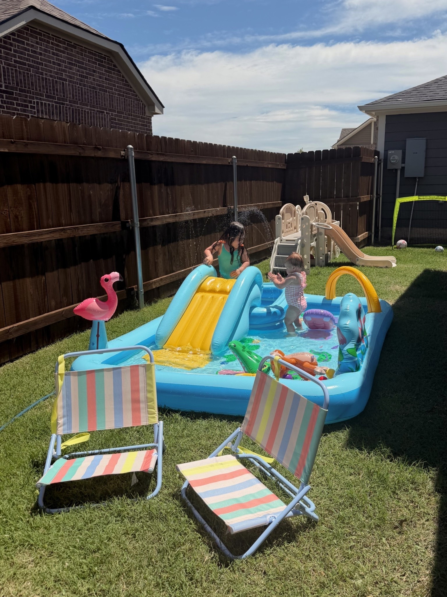 Backyard pool fun! Ready for a colorful summer this year! ☀️

#LTKKids #LTKmomlife #LTKdayinmylife