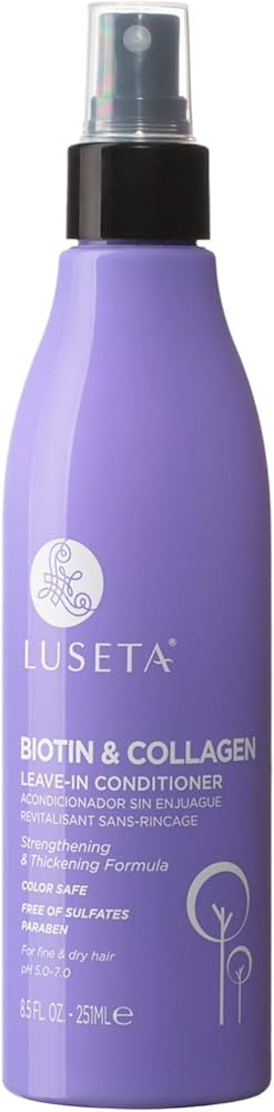 Luseta Biotin Leave in Conditioner for Dry Damaged Hair, Natural Thickening Volume Conditioner fo... | Amazon (US)