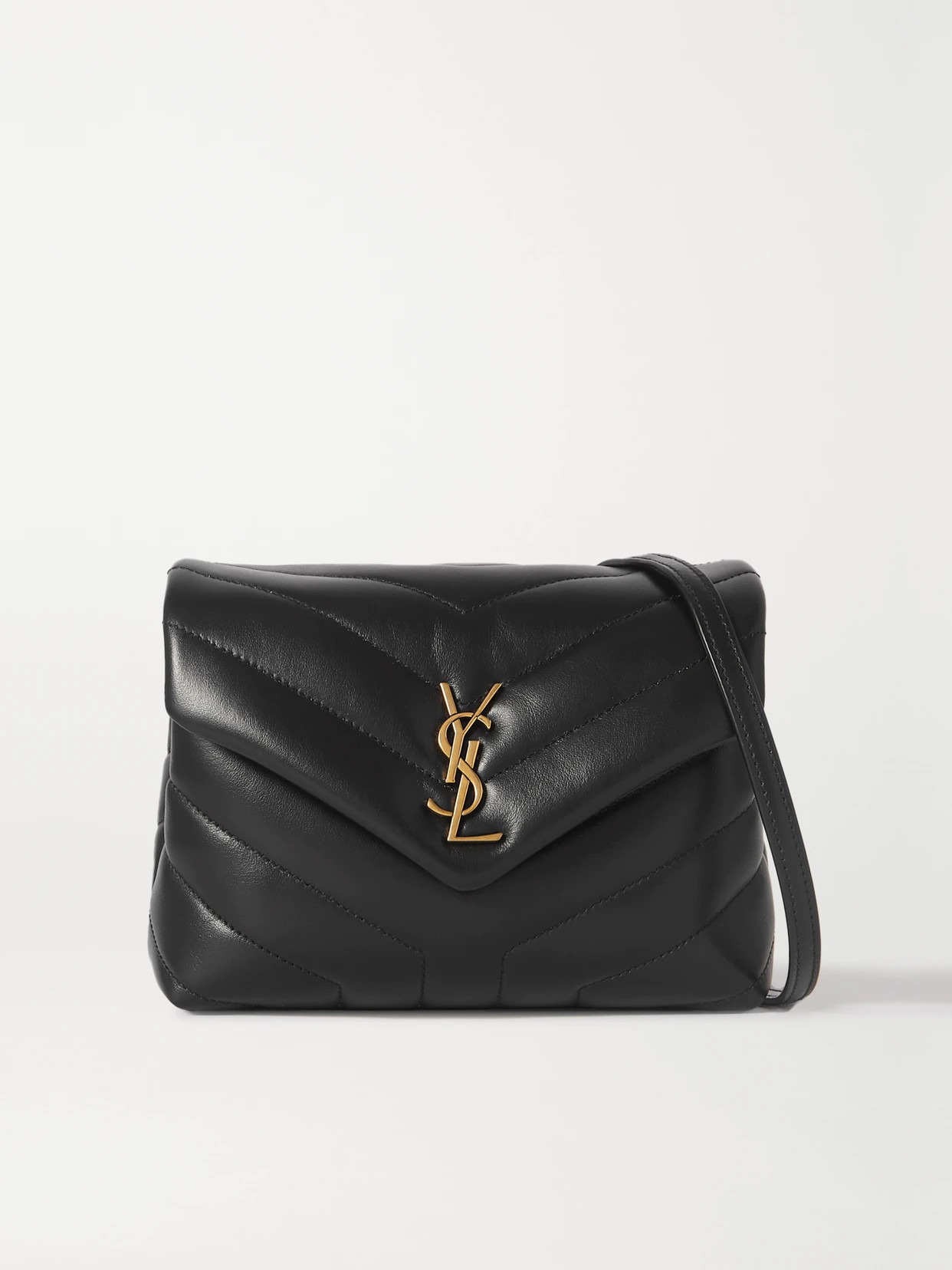 SAINT LAURENT - Loulou Toy Quilted Leather Shoulder Bag - Black | NET-A-PORTER (UK & EU)