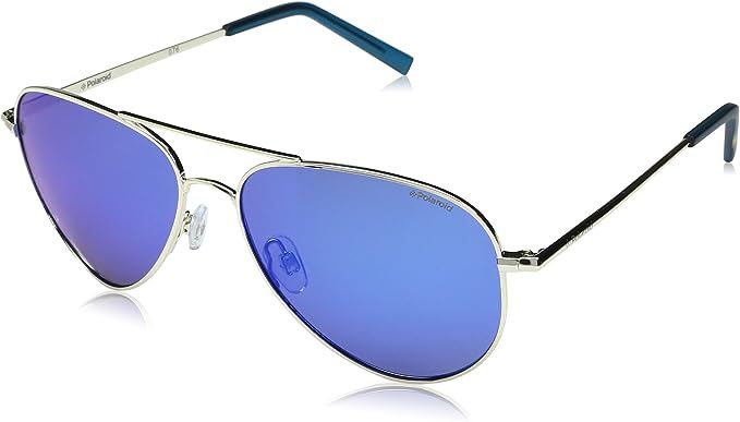 Polaroid Sunglasses PLD6012N Polarized Aviator Sunglasses, Gold/Gray Blue Mirror Polarized, 56 mm | Amazon (US)