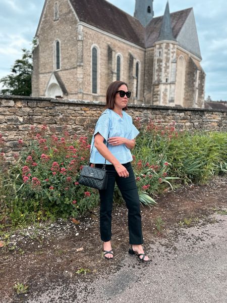 Vacation Outfit
What I packed For Paris 
Tuckernuck Stripe Top/wearing small
Mother Denim tomcat/ TTS
MargauxNY Sandals/TTS
Linking similar bag 

#LTKOver40 #LTKTravel #LTKStyleTip