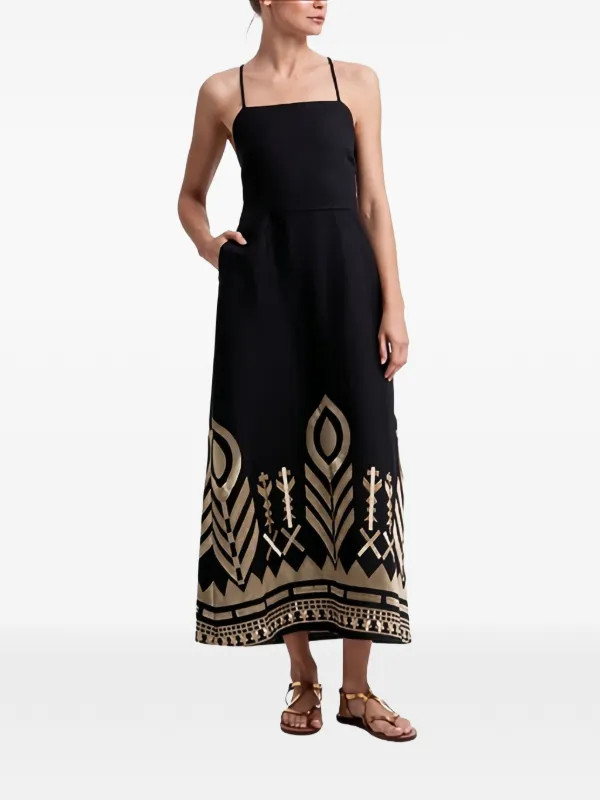cross-straps maxi dress | Farfetch (BR)