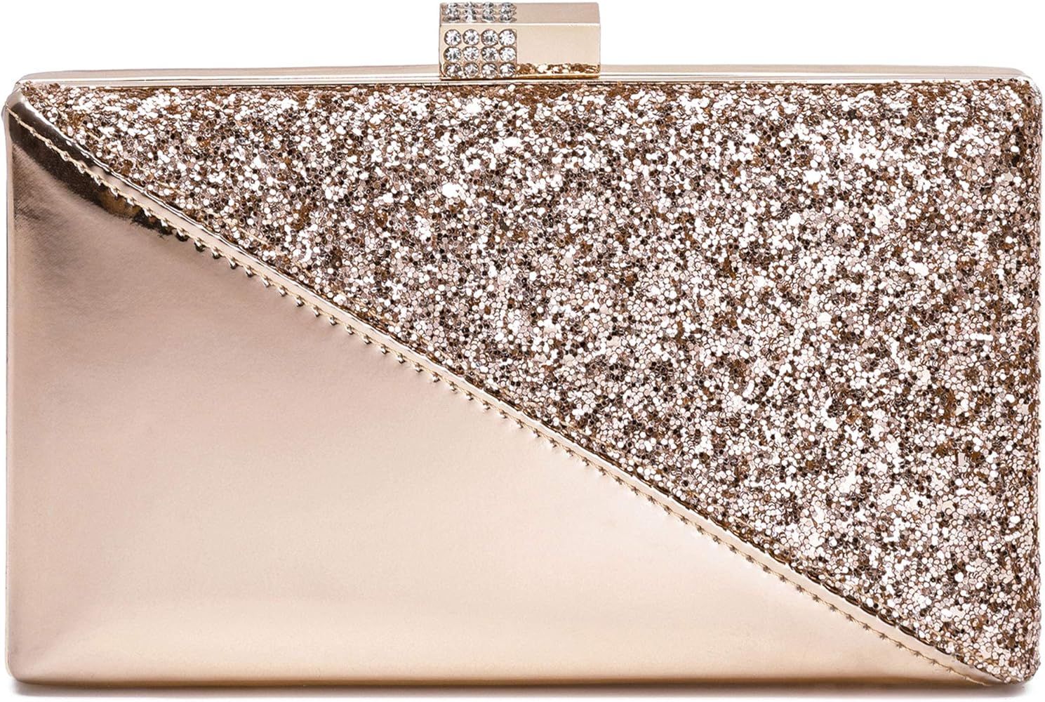 CARIEDO Women's Sparkling Clutch Purse Elegant Glitter Evening Bags Bling Evening Handbag for Dan... | Amazon (US)