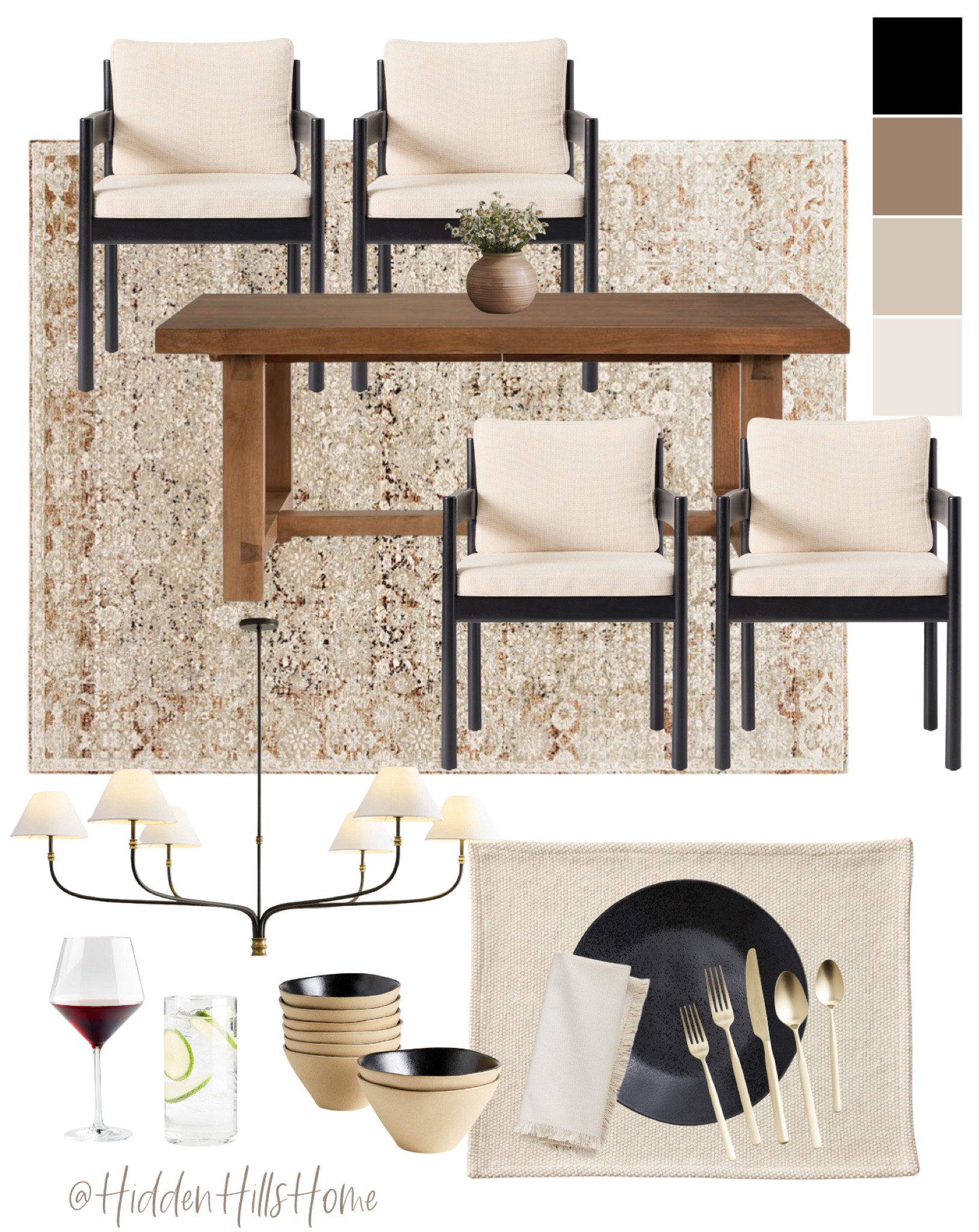 Neutral colors for a laid back dining room look! 

#LTKStyleTip #LTKHome #LTKSaleAlert