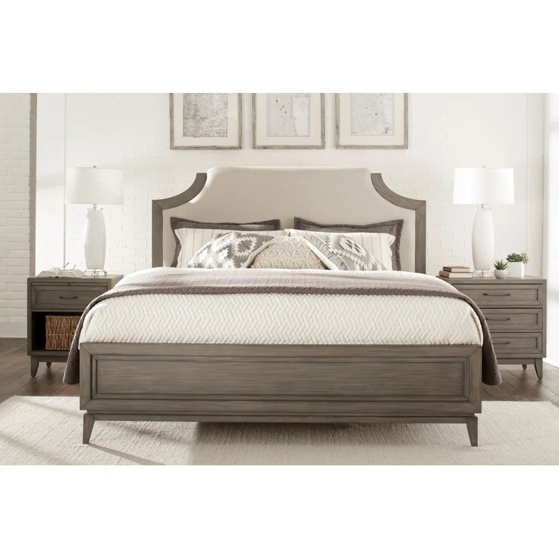 Karson Solid Wood and Upholstered Standard | Wayfair North America