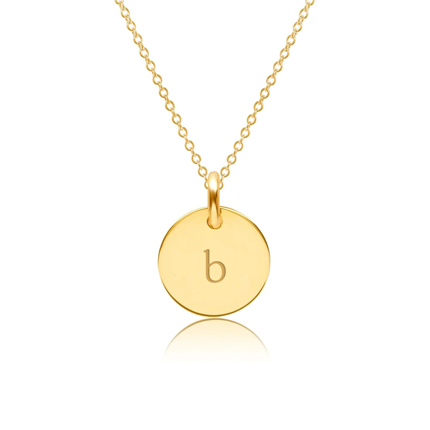 Initial Circle Necklace (1-3 Circles) | Tiny Tags