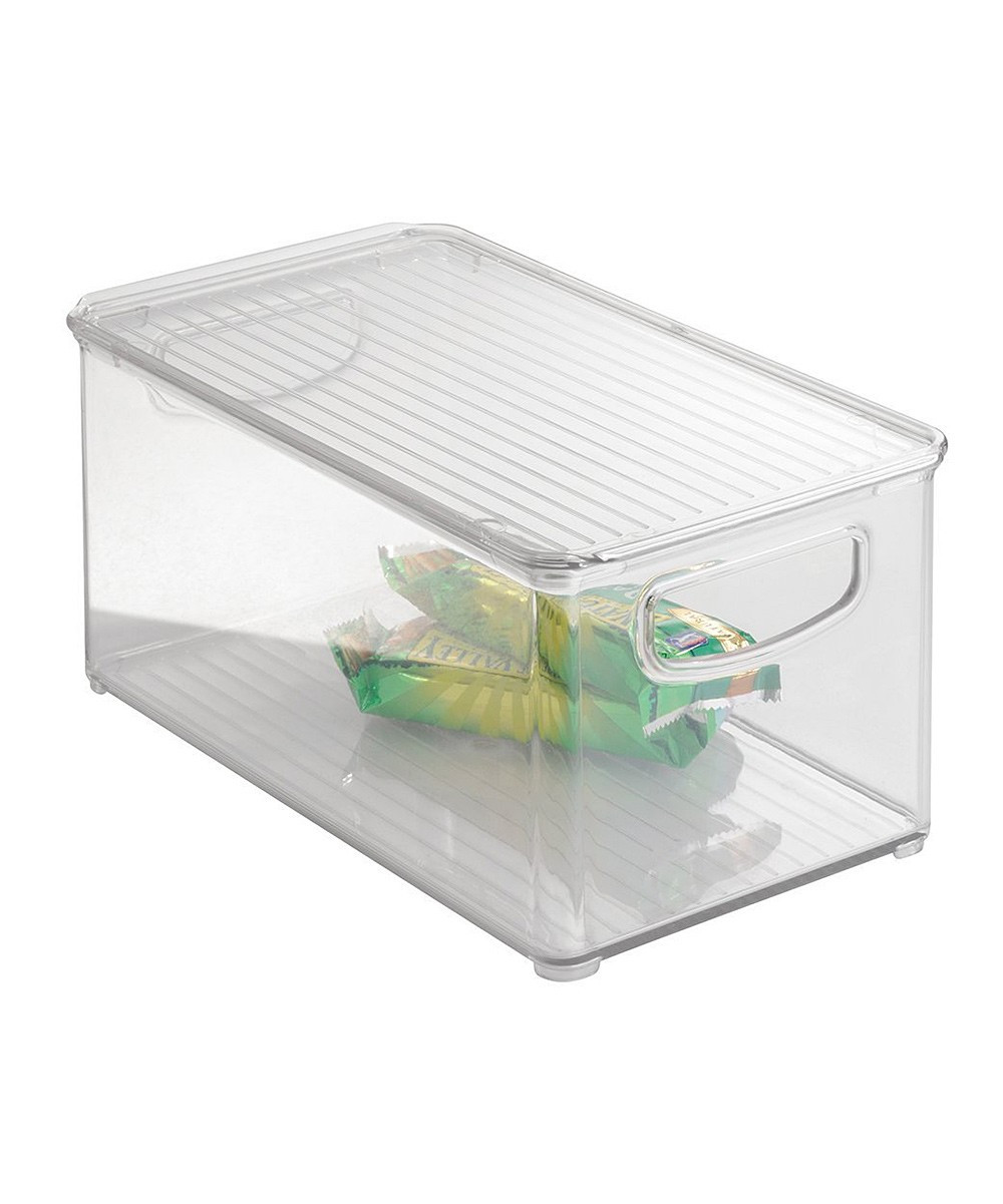 InterDesign Cabinet and Pantry Organizers Clear - Short 5'' Household Storage Organizer & Lid Set | Zulily