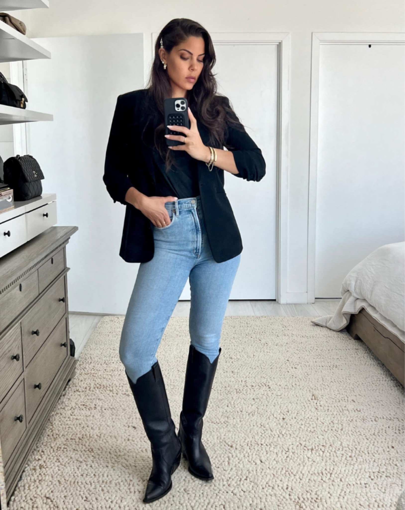 I love a beautiful pair of knee-high boots. These black western boots from Anine Bing are a clean and modern take on the cowboy boot. Here are a few more beautiful pairs….

#LTKshoecrush #LTKGiftGuide #LTKstyletip