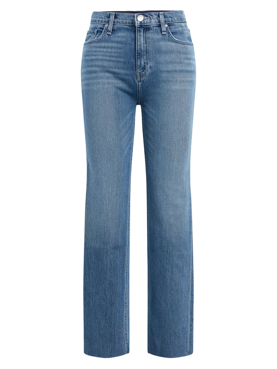 Remi Distressed Straight-Leg Jeans | Saks Fifth Avenue