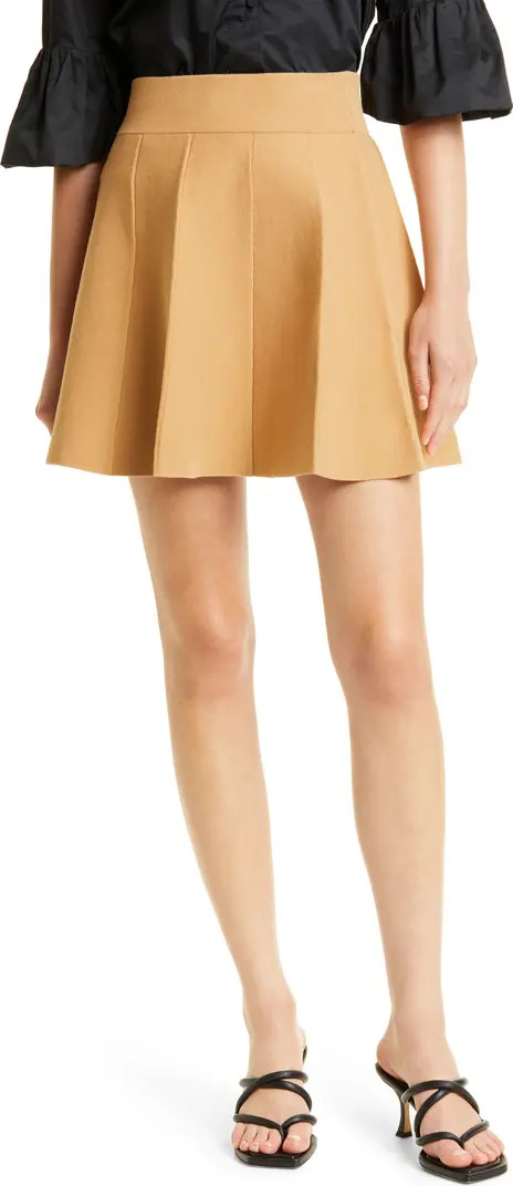 Carly Pleated Knit Miniskirt | Nordstrom