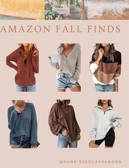 Cozy fall sweater and half-zips from Amazon 

#fallfashion
#fall
#amazonfall
#amazonfashion
#amazonfinds

#LTKunder50 #LTKstyletip #LTKSeasonal