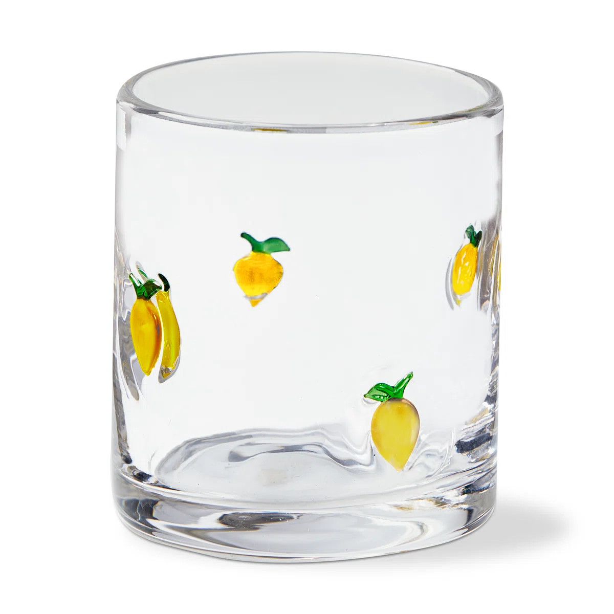 Lemon Double Old Fashioned Glass Yellow Everyday 16 Oz | Wayfair North America
