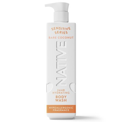 Native Sensitive Series Hypoallergenic Fragrance 24-Hour Hydrating Body Wash - Bare Coconut - 18 fl oz: Paraben-Free, Sulfate-Free | Target