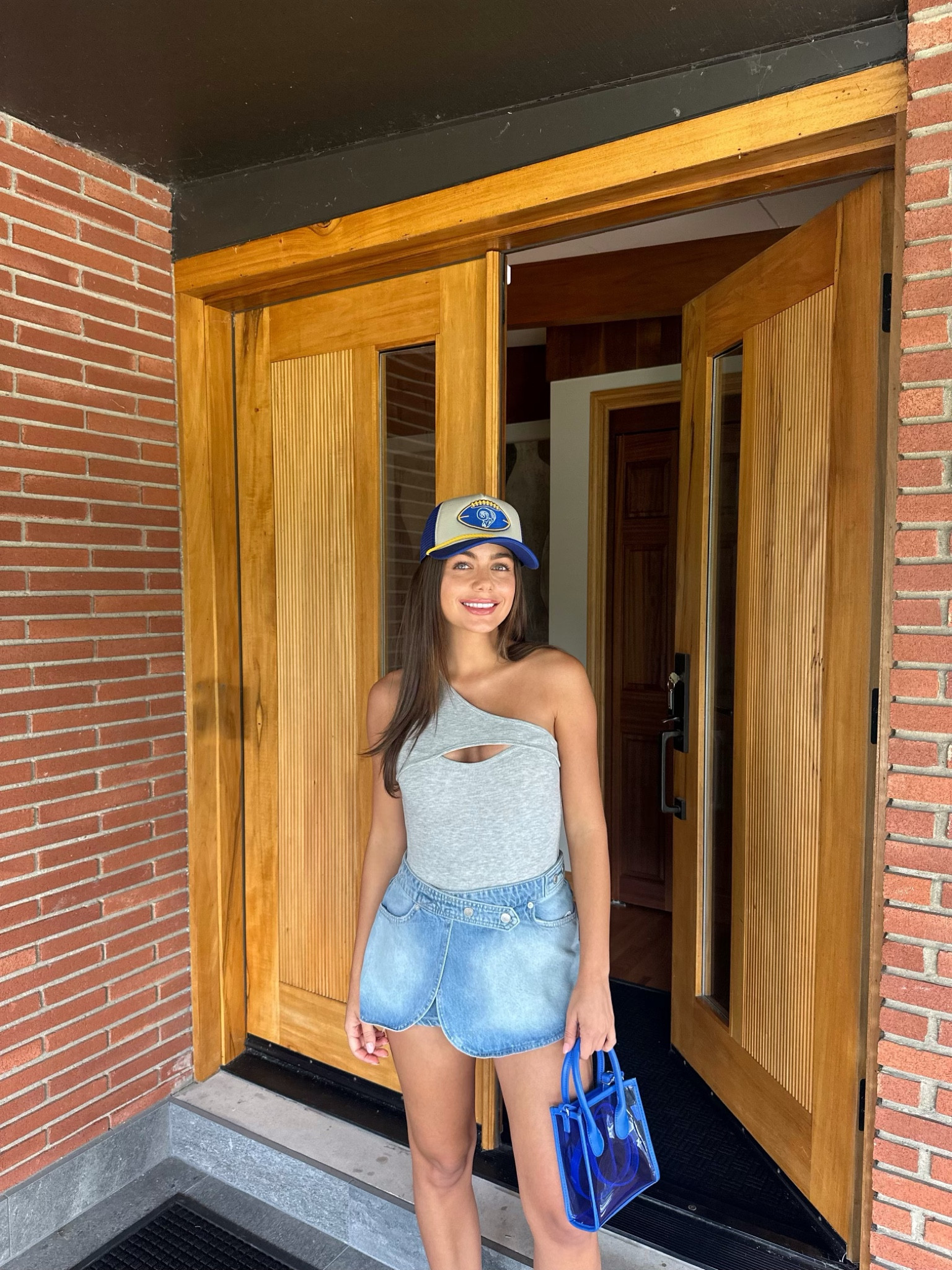 LA Rams outfit idea! Keep the outfit neutral & add a fun team logo hat! 

#LTKSeasonal #LTKStyleTip