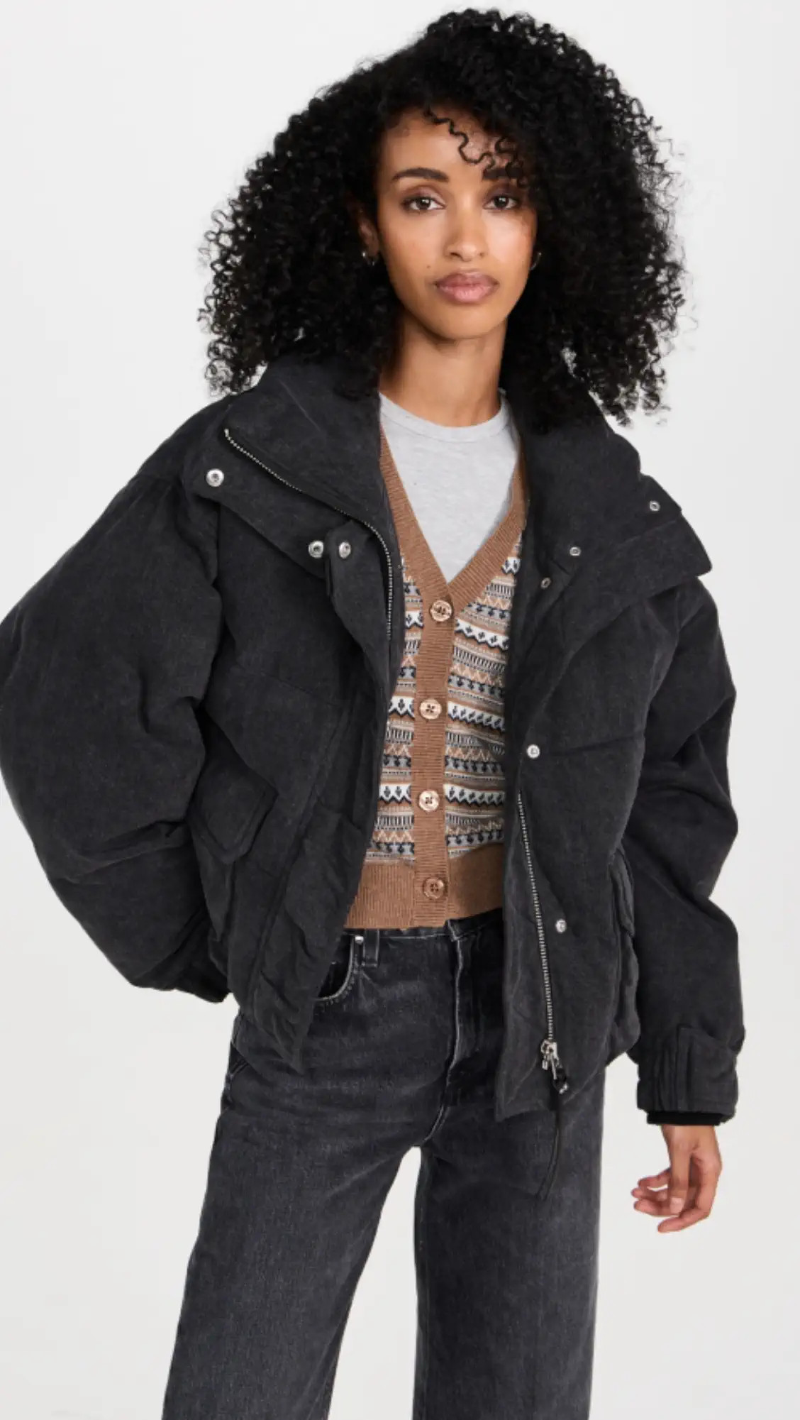 AGOLDE Nova Denim Puffer | Shopbop | Shopbop